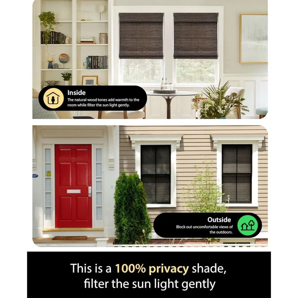 Unishades cordless bamboo